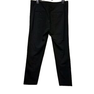 Vince Wool Blend Black Tapered Trouser Dress Pants Capsule Wardrobe size 10
